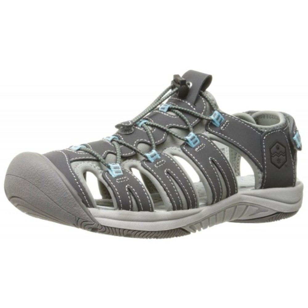Khombu Womens River Bungee Sandals Size 8.5 Dark G